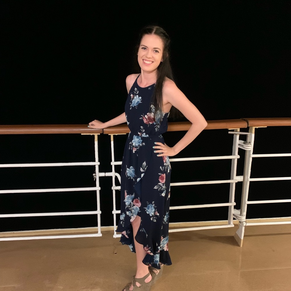 Maxi flower dress